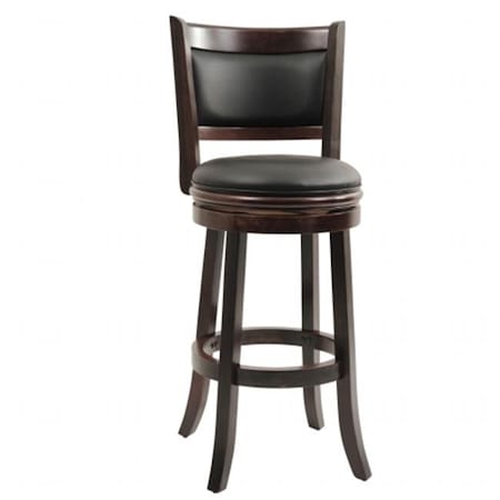 Boraam Boraam 48829 29 in. Augusta Swivel Stool - Cappuccino 48829